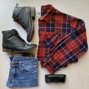 American Eagle High Rise Skinny Jean Size 6 Long